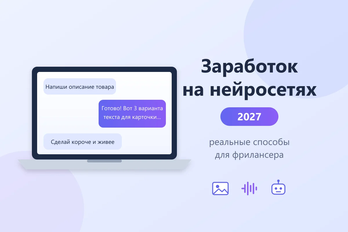 заработок на нейросетях в 2027 году для фрилансера